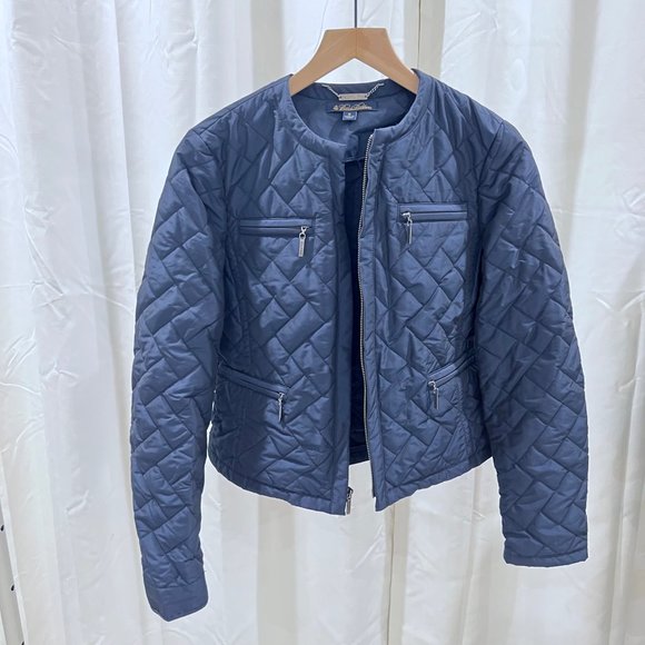 Brooks Brother Quilted Polyester Bomber Jacket - Size 6 - Picture 6 of 9